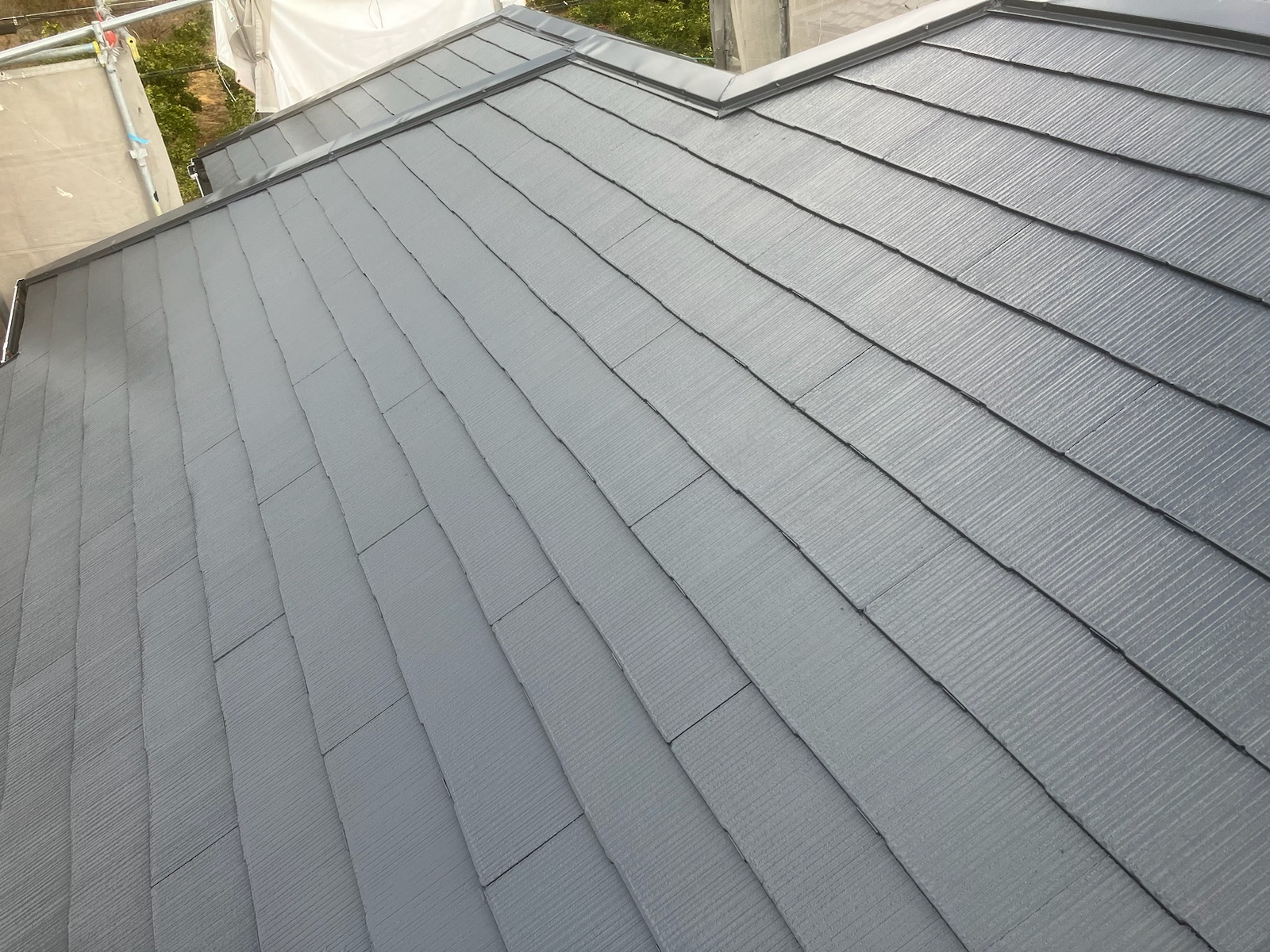 【和歌山市】D様邸<br>『グレーの外壁にダークグレーの屋根が、重厚感溢れる素敵な仕上がりに…✧₊°』ウルトラTOP、インテグラルコート塗布8